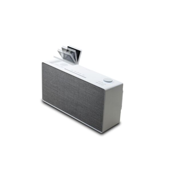 Pure Evoke Home all in one music system with Bluetooth, WiFi, DAB/FM Radio & CD in Cotton white