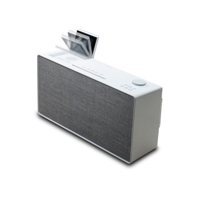 Pure Evoke Home all in one music system with Bluetooth, WiFi, DAB/FM Radio & CD in Cotton white