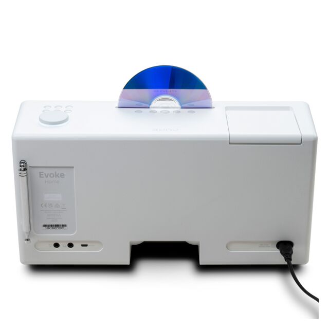 Pure Evoke Home all in one music system with Bluetooth, WiFi, DAB/FM Radio & CD in Cotton white