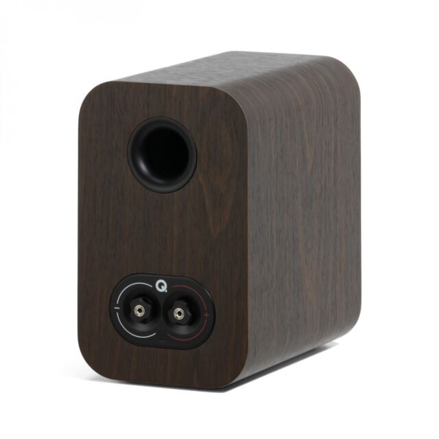 Q Acoustics 3010C 4 Inch Bookshelf Speakers Pair in Claro Walnut