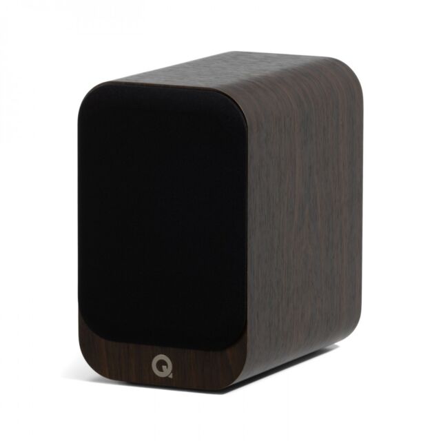 Q Acoustics 3010C 4 Inch Bookshelf Speakers Pair in Claro Walnut