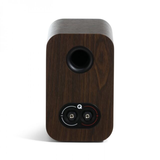 Q Acoustics 3010C 4 Inch Bookshelf Speakers Pair in Claro Walnut