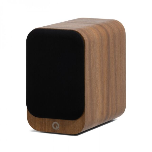 Q Acoustics 3010C 4 inch Bookshelf Speakers Pair in Pin Oak