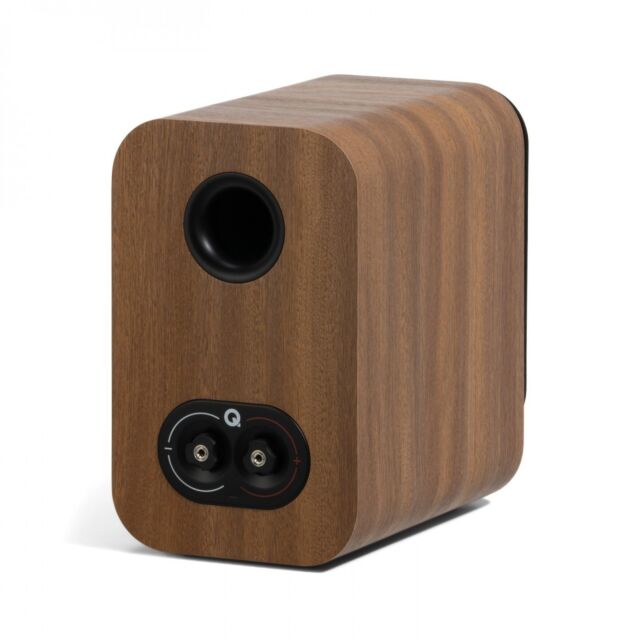Q Acoustics 3010C 4 inch Bookshelf Speakers Pair in Pin Oak