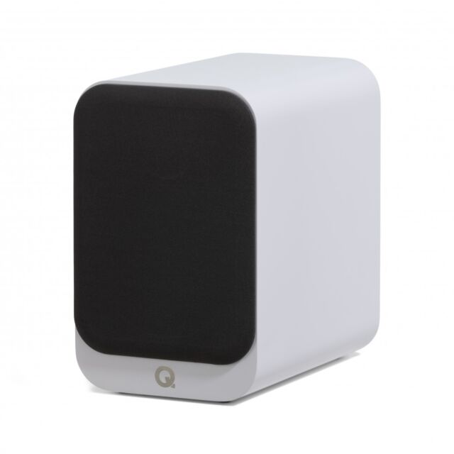 Q Acoustics 3020C 4.75 Inch Bookshelf Speakers Pair Satin White