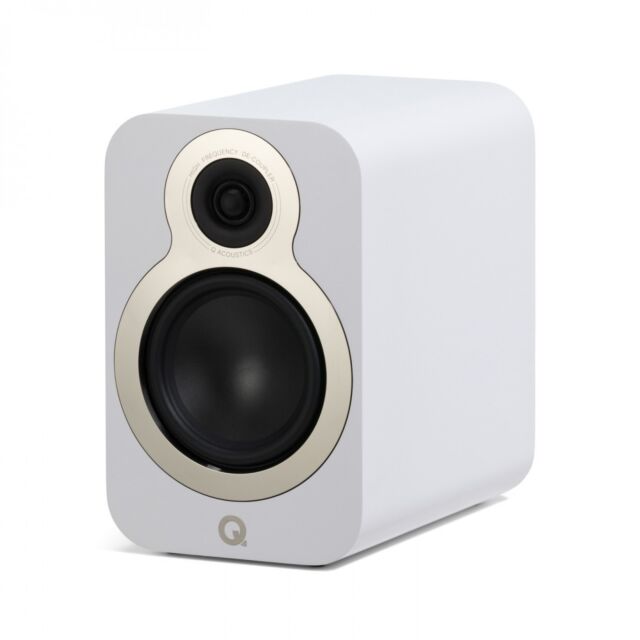 Q Acoustics 3020C 4.75 Inch Bookshelf Speakers Pair Satin White