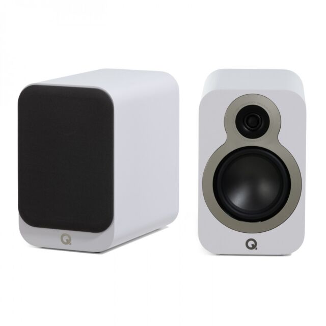 Q Acoustics 3020C 4.75 Inch Bookshelf Speakers Pair Satin White