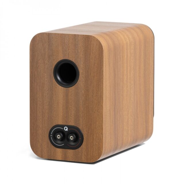 Q Acoustics 3020C 4.75 Inch Bookshelf Speakers Pair Pin Oak