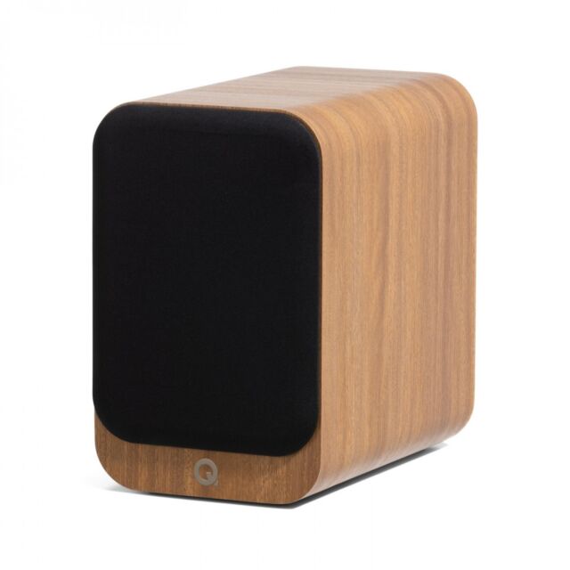 Q Acoustics 3020C 4.75 Inch Bookshelf Speakers Pair Pin Oak
