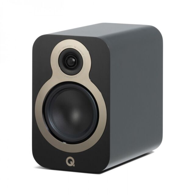 Q Acoustics 3030C 5.5 Inch Bookshelf Speakers Pair in Satin Black