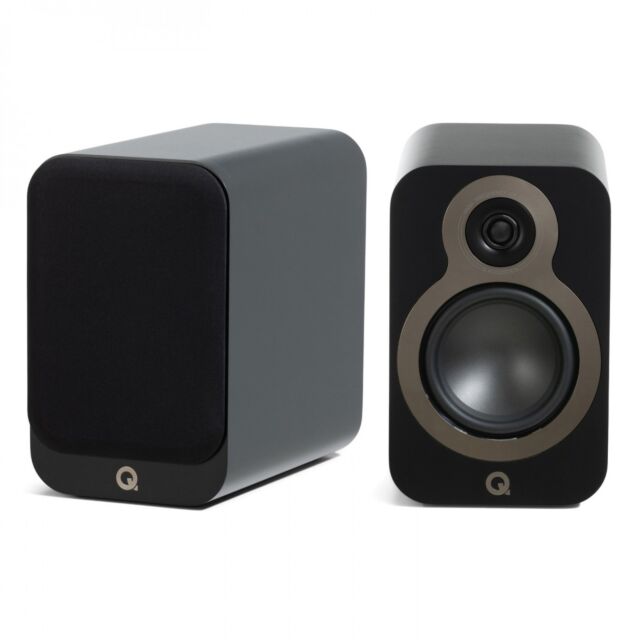 Q Acoustics 3030C 5.5 Inch Bookshelf Speakers Pair in Satin Black