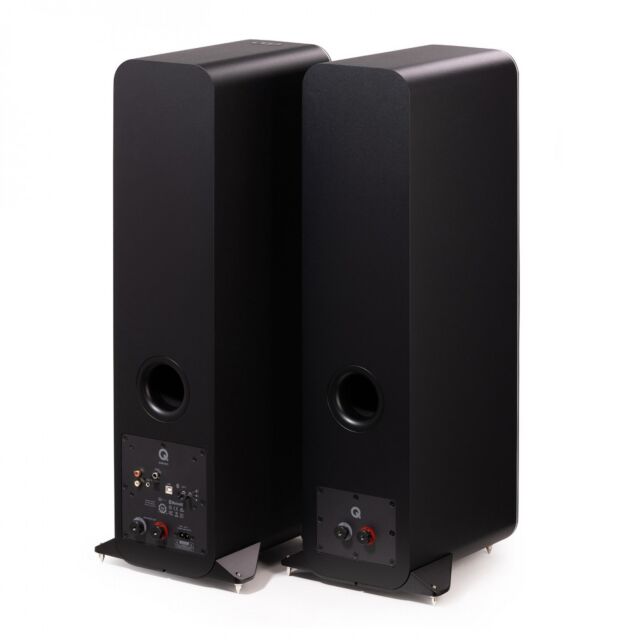 Q Acoustics M40 Bluetooth Powered Floor standing Speakers in Black