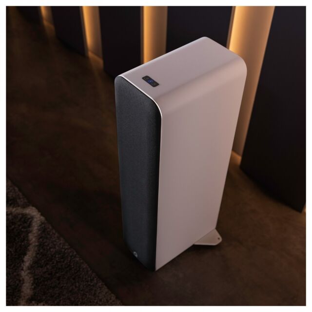 Q Acoustics M40 Bluetooth Powered Floor standing Speakers in White