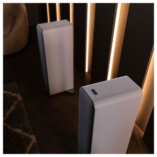 Q Acoustics M40 Bluetooth Powered Floor standing Speakers in White