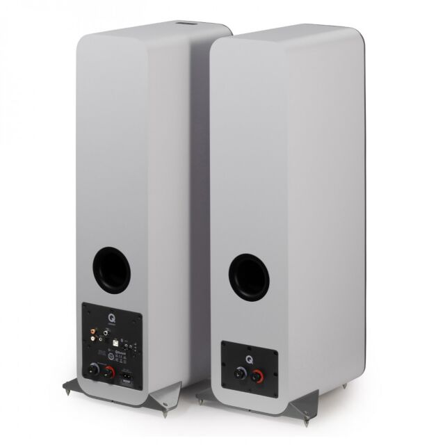 Q Acoustics M40 Bluetooth Powered Floor standing Speakers in White