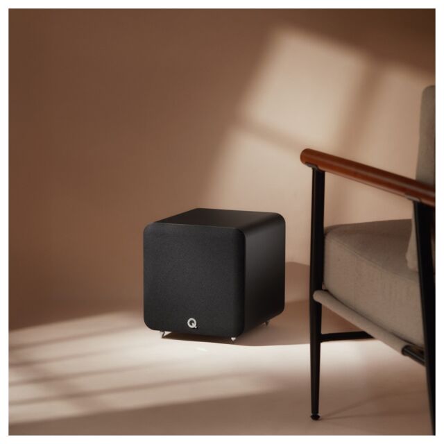 Q Acoustics Q SUB80 8 Inch Subwoofer in Satin Black 