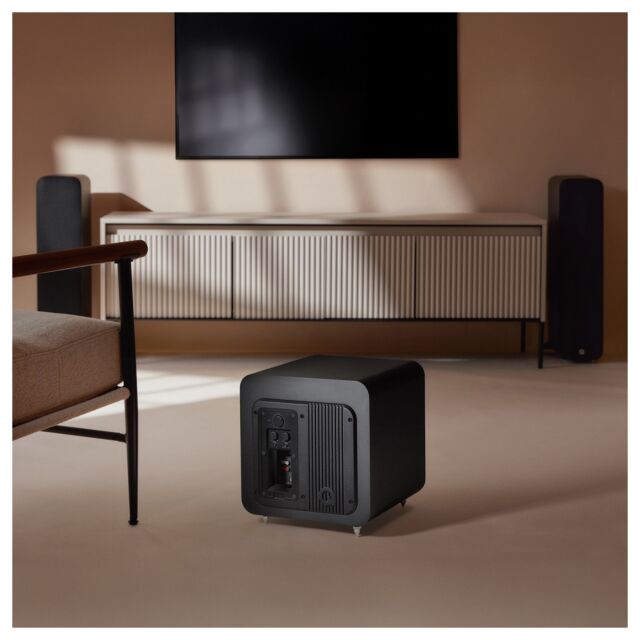 Q Acoustics Q SUB80 8 Inch Subwoofer in Satin Black 