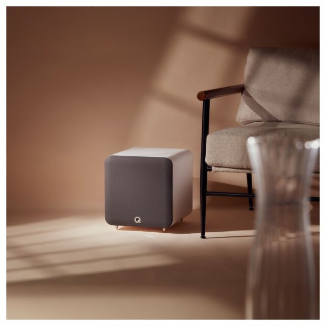 Q Acoustics Q SUB80 8 Inch Subwoofer in Satin White