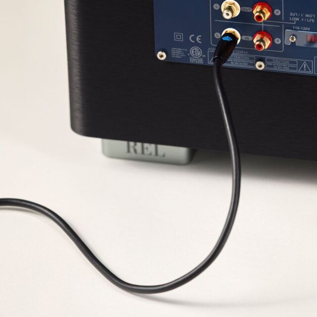 REL Acoustics Commander .1/LFE Subwoofer Cable 3 Meter