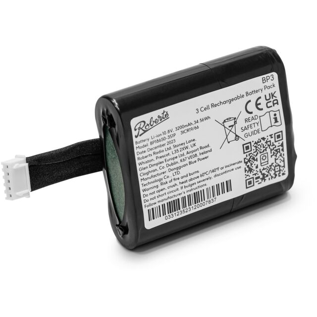 Roberts BP3 Rechargeable Battery Pack For Stream95i And Revival Icon