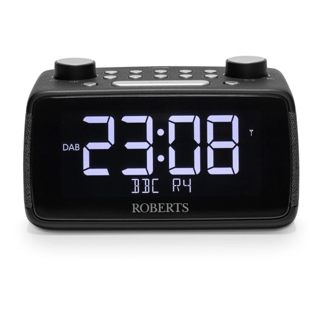 Roberts Ortus 4 Dab+/Fm Bedside Radio W/ Bluetooth Black