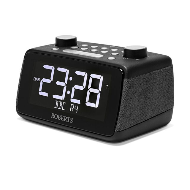 Roberts Ortus 4 Dab+/Fm Bedside Radio W/ Bluetooth Black