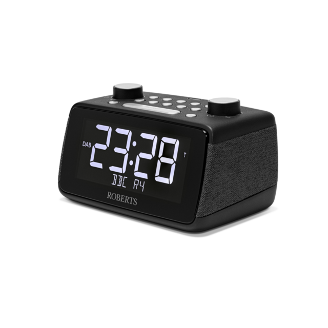 Roberts Radio ORTUS4BK Black Alarm Clock Radio DAB+/FM