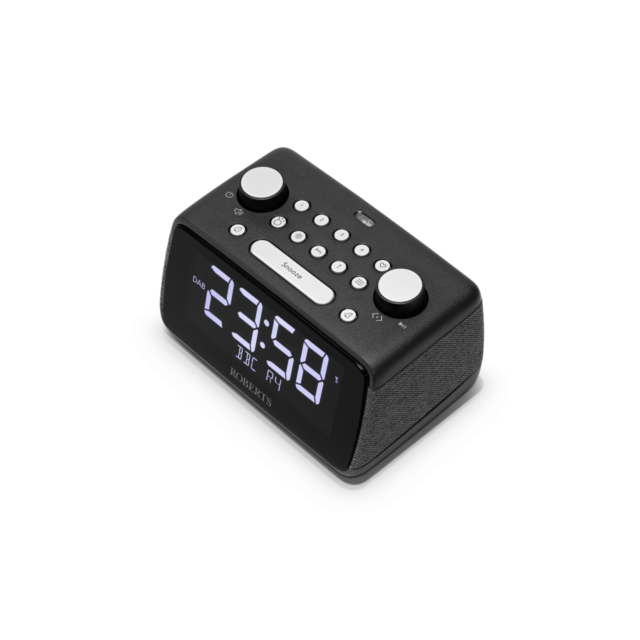 Roberts Radio ORTUS4BK Black Alarm Clock Radio DAB+/FM