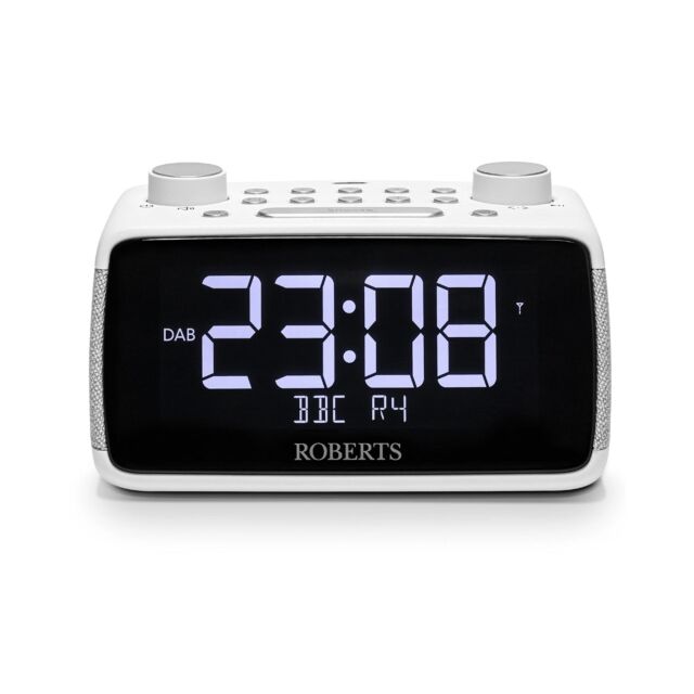 Roberts Ortus 4 Dab+/Fm Bedside Radio W/ Bluetooth White