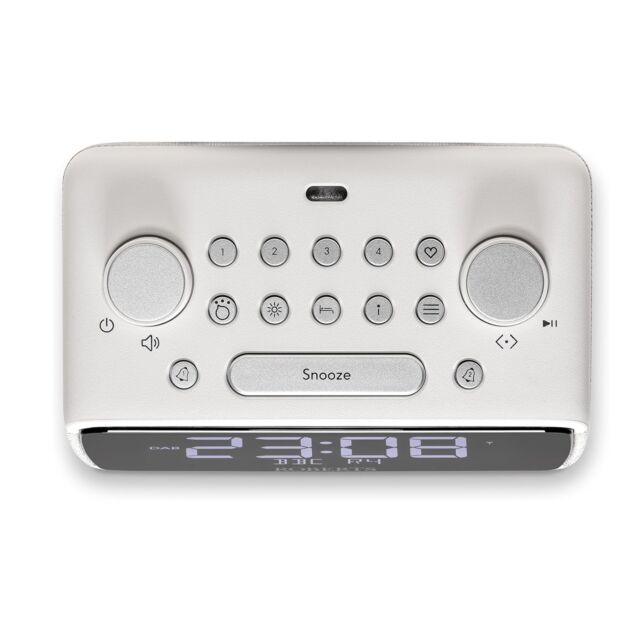 Roberts Ortus 4 Dab+/Fm Bedside Radio W/ Bluetooth White