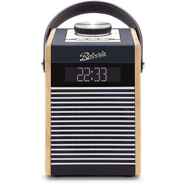 Roberts RAMBLERMIDINB Dab/Dab+/Fm RDS Bookshelf Bluetooth Radio Bluetooth Navy Blue