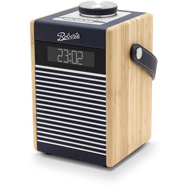 Roberts RAMBLERMIDINB Dab/Dab+/Fm RDS Bookshelf Bluetooth Radio Bluetooth Navy Blue