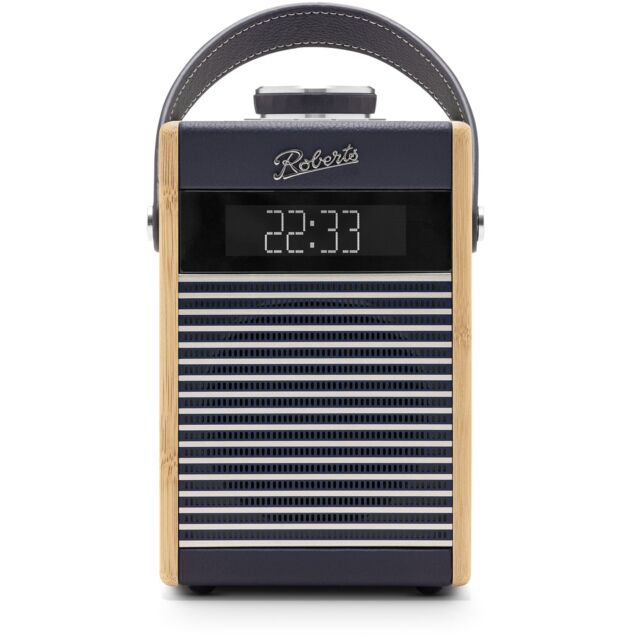 Roberts RAMBLERMIDINB Dab/Dab+/Fm RDS Bookshelf Bluetooth Radio Bluetooth Navy Blue