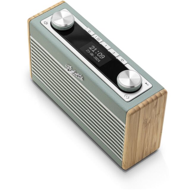 Roberts Radio Rambler Uno DAB/DAB+/FM RDS Radio with Bluetooth - Duck Egg