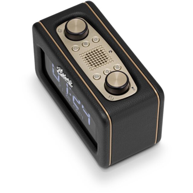 Roberts Revival Rest DAB DAB+ FM RDS Bluetooth Radio in Black