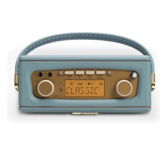 Roberts REV-UNOBTDE Revival Uno DAB Radio with Bluetooth - Duck Egg Blue