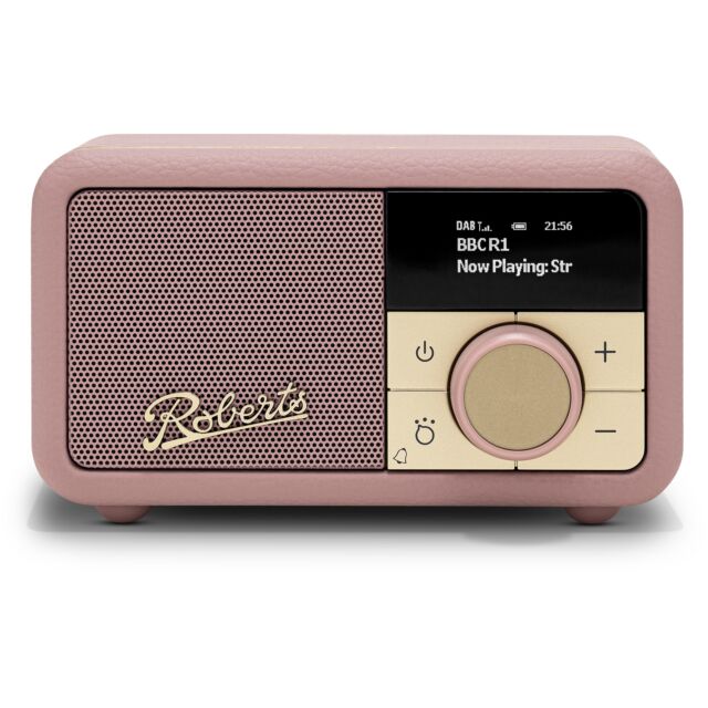 Roberts REV-PETITE2DP Revival Petite 2 Dusky Pink Digital Radio Open Box Clearance