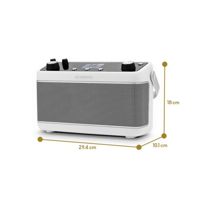 Roberts STREAM219W Stereo Internet DAB Dab+ FM Radio With 60 Presets - White