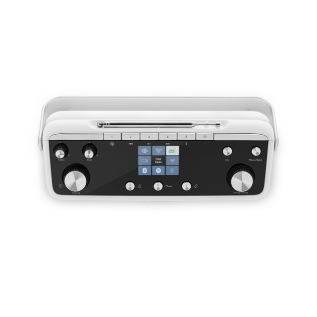 Roberts STREAM219W Stereo Internet DAB Dab+ FM Radio With 60 Presets - White