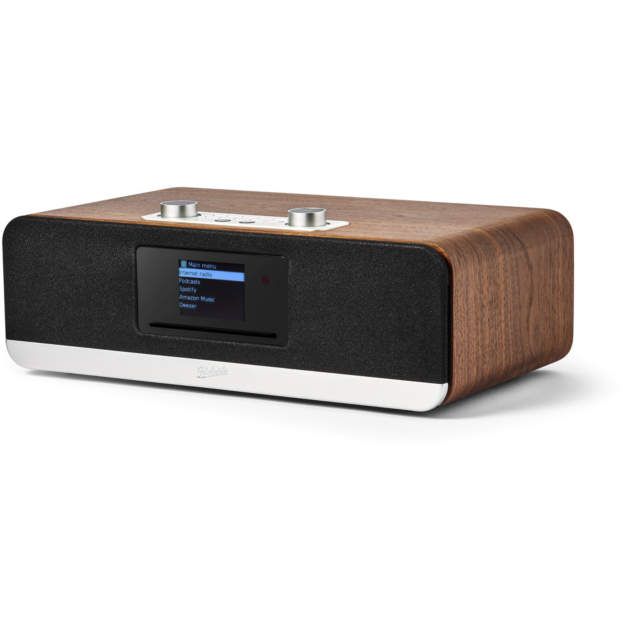 Roberts Stream 67L Bluetooth Sound System with CD Player and Internet DAB+ Radio in Walnut