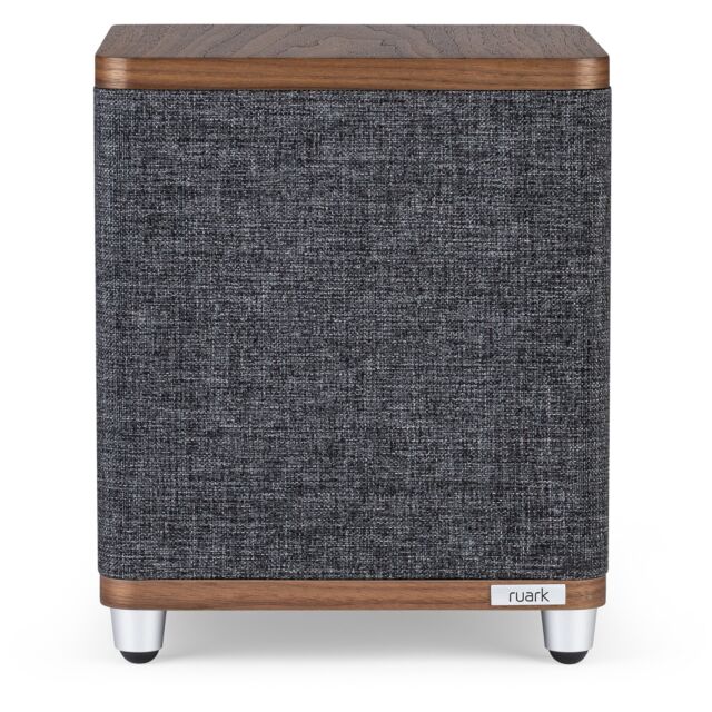 Ruark RS1 Subwoofer Rich Walnut Veneer With Slate Grey Fabric Grille