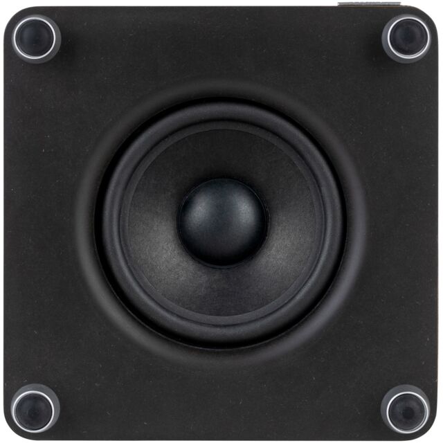 Ruark RS1 Subwoofer Rich Walnut Veneer With Slate Grey Fabric Grille
