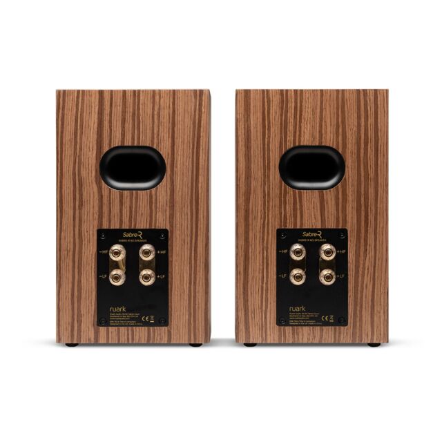 Ruark Sabre-R Passive Bookshelf Speakers Pair Fused in Walnut