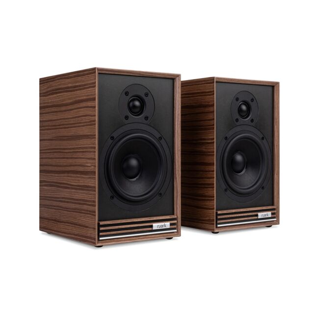 Ruark Sabre-R Passive Bookshelf Speakers Pair Fused in Walnut