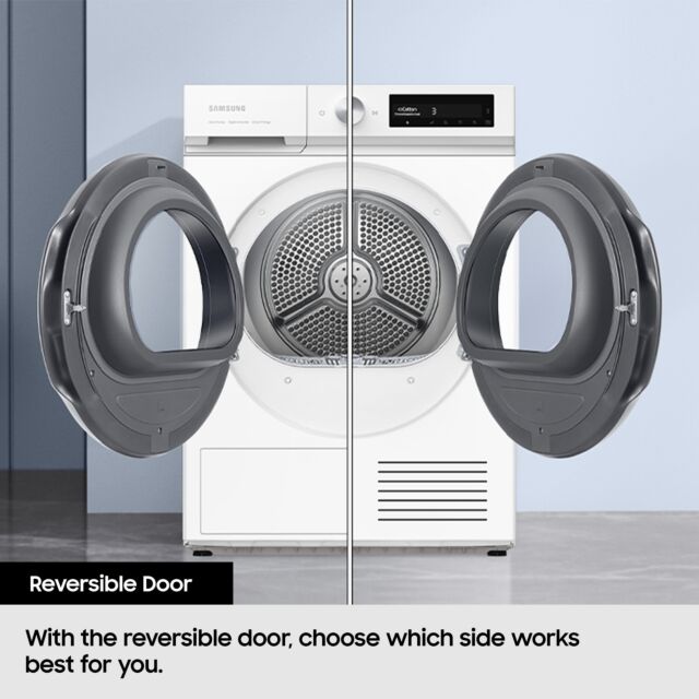 Samsung DV90CGC0A0ABEU 9kg Heat Pump Tumble Dryer - Black