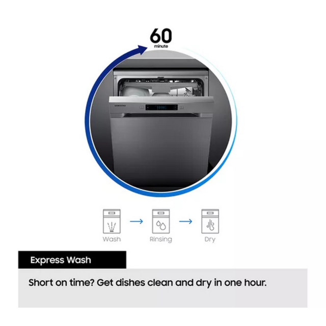 Samsung DW60CG550B00EU Integrated Dishwasher 14 Settings