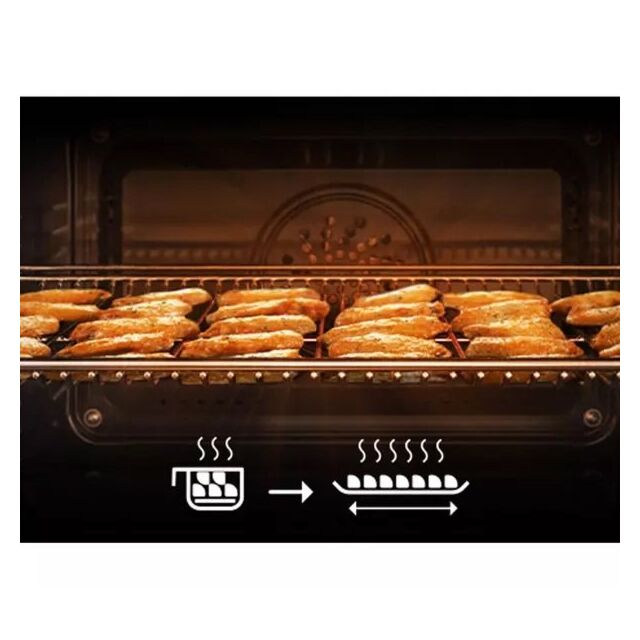 Samsung NQ5B4553FBK/U4 50 Litres Microwave Combi Oven - Black Glass