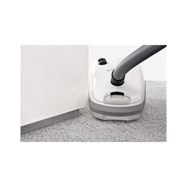 Sebo 92655GB Airbelt E3 Premium +BOOST ePower 800 Watts Cylinder Cleaner - Stripes - White