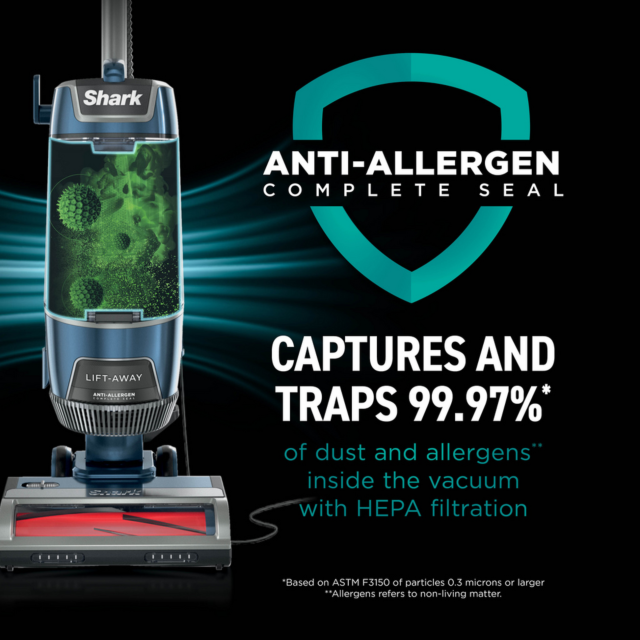Shark LU250UKT Pet Vacuum with HEPA and Lift-Away Tech