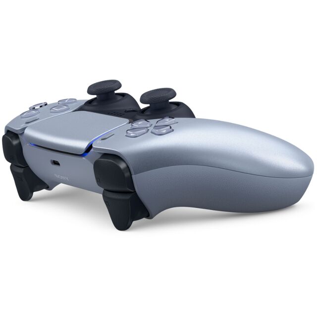 Sony Ps5 Dscontroller Silver Sterling Silver Dual Sense Wireless Controller Playstation 5